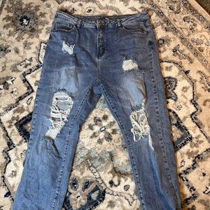 Fashion nova curve mom jeans